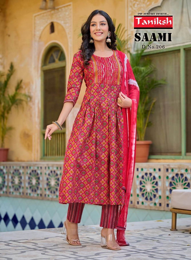 Taniksh Saami Vol 2 Wholesale Readymade Cotton Salwar Suits Catalog
